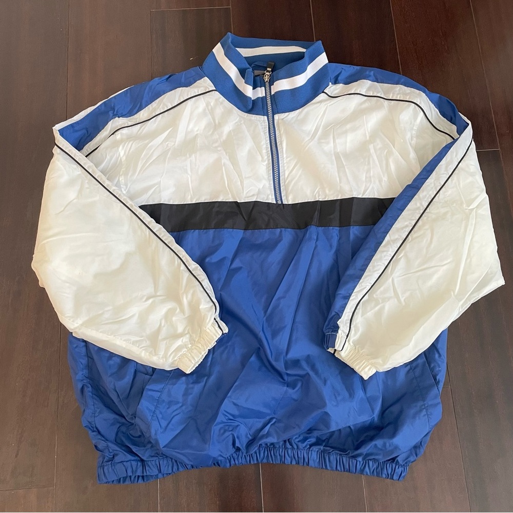 Prospirit Blue and White Windbreaker Jacket